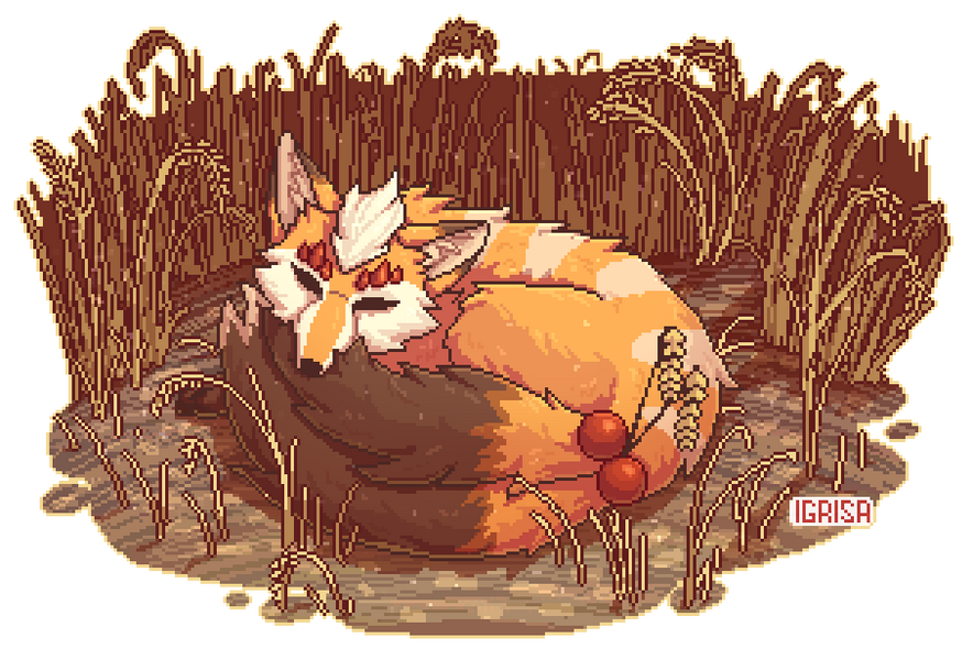 shaded fullbody with scenery