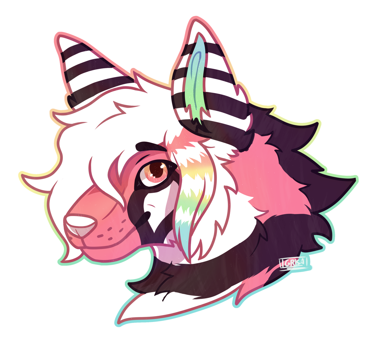 Minimal shading headshot