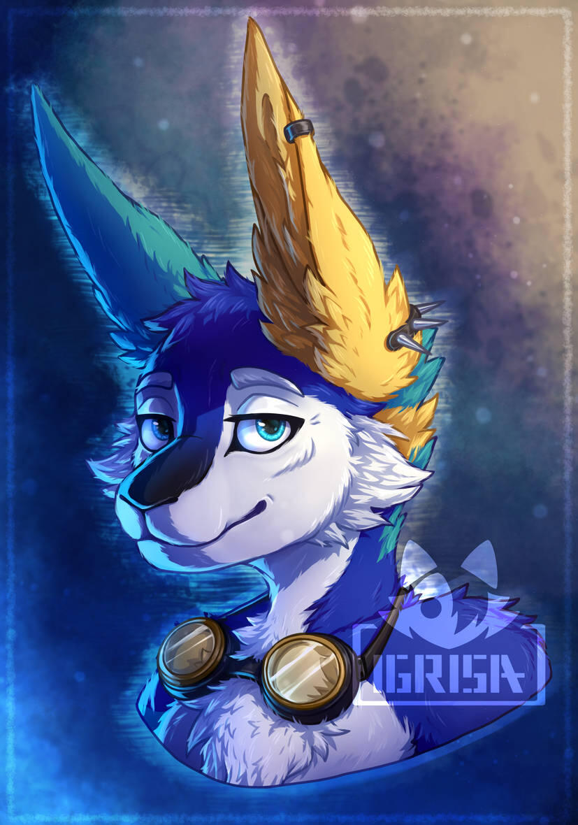 Rendered bust